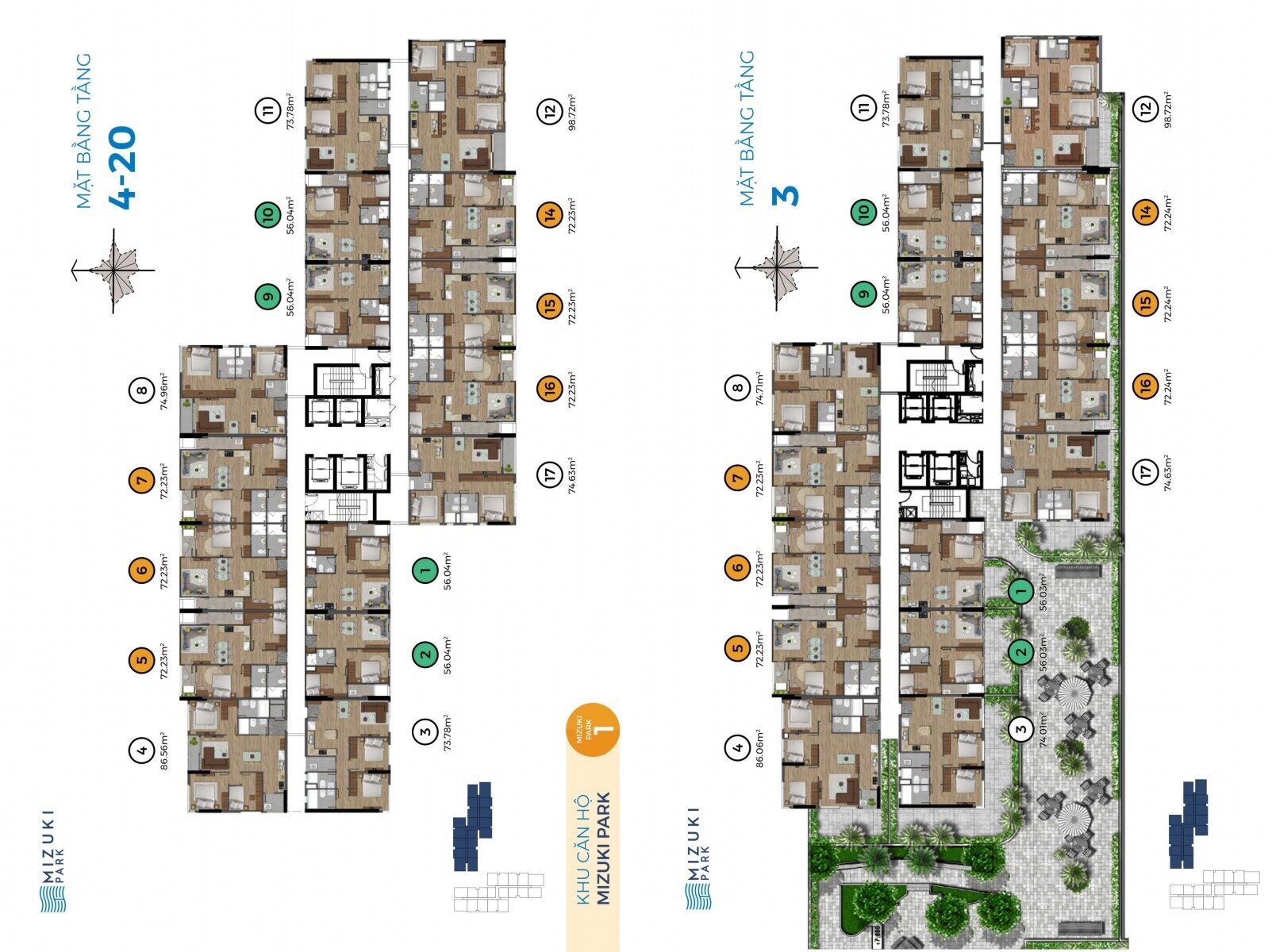 Khu căn hộ Mizuki Park